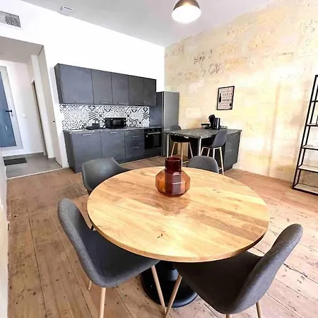 Apartment 2 - Hypercentre - Free Parking - Clim - Wifi - Netflix Libourne